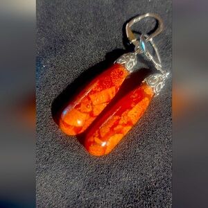 Stunning BBJ JTVcoral sterling earrings